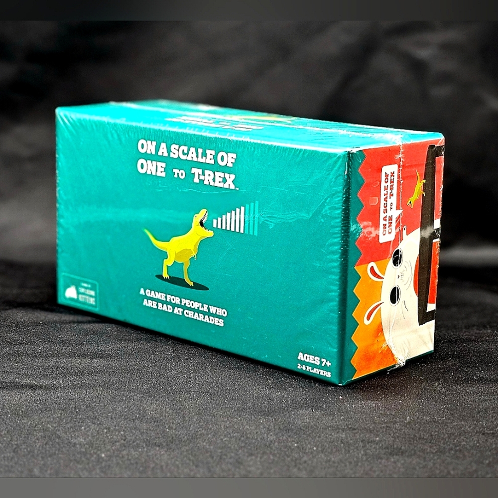 ON A SCALE FROM ONE TO T-REX CARD GAME NEW UNOPENED